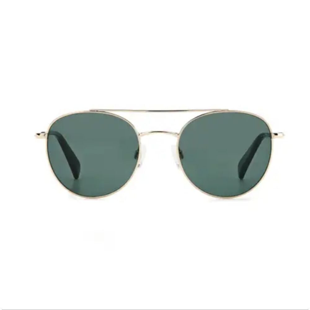 Rag & bone 51mmRound Sunglasses Gold/BlueGreen